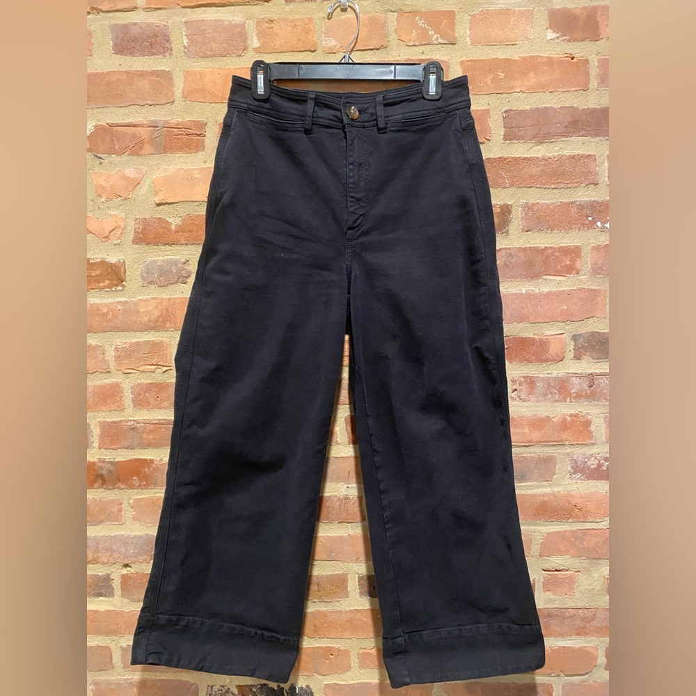 LOFT Curvy High Waist Wide Leg Pant